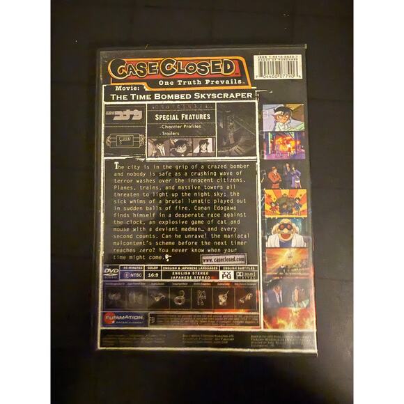 Case Closed: The Time Bombed Skyscraper (DVD, 2009, Funimation) - Picture 2 of 4